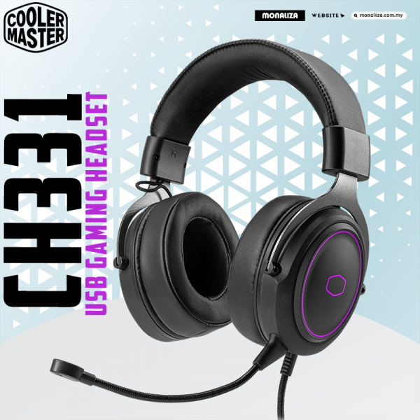 Cooler Master USB Gaming Headset CH331 7.1 Surround Sound