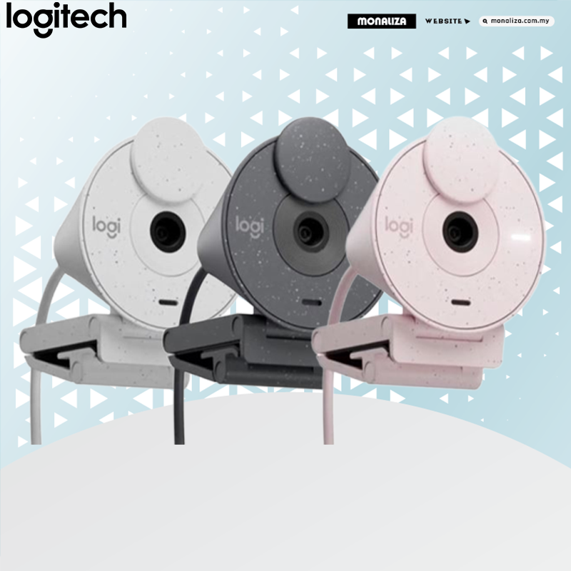 Logitech Brio 100 Webcam FullHD Rosa