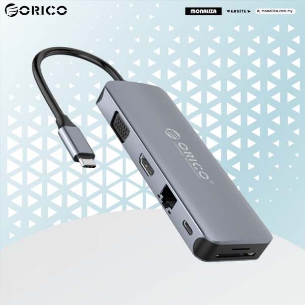 Orico Aluminium Multifunction Docking Station Type C