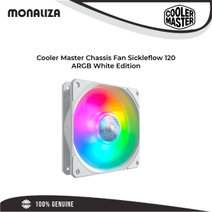 Cooler Master Chassis Fan Sickleflow 120 ARGB White Edition