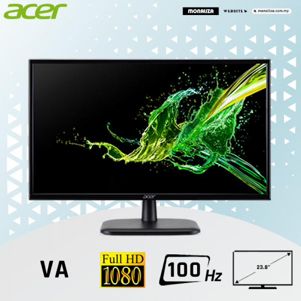 Acer Monitor KB242Y HBI 23.8" FHD 100HZ