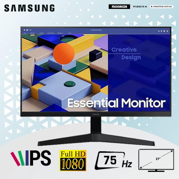 Samsung 27″ LS27C310EAEXXS Essential Monitor S3 S31C