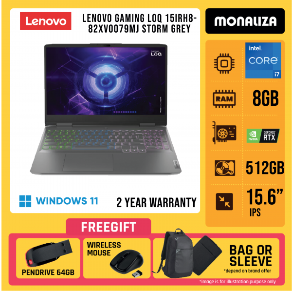 LENOVO GAMING LOQ 15IRH8-82XV0079MJ STORM GREY