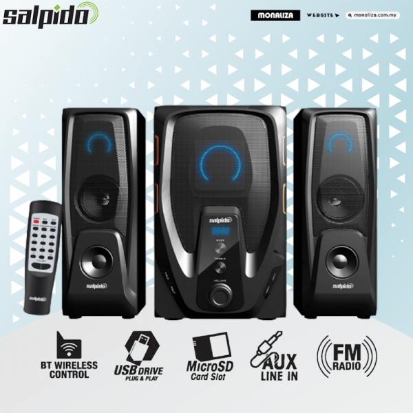 Salpido Multimedia Speaker System G6 Core 2.1 CH
