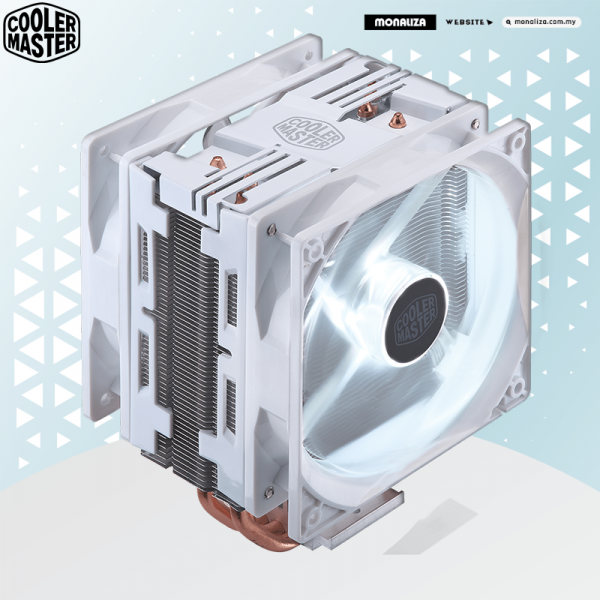 Cooler Master Cooling Fan Hyper 212 LED Turba White Edition (RR-212TW-16PW-R1)