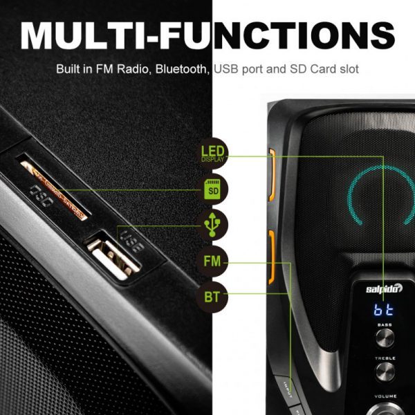 Salpido Multimedia Speaker System G6 Core 2.1 CH - Image 2