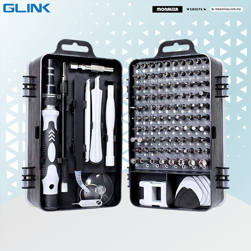 Glink Screw Driver Set Maintenance Tools 133 IN 1 - Monaliza