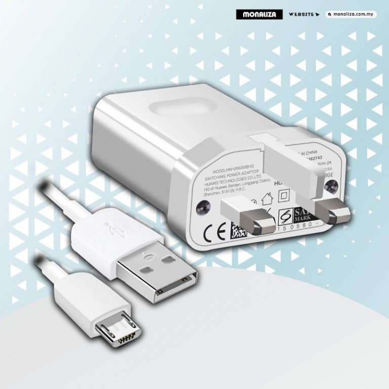 Huawei Original Adapter + Data Cable - Monaliza