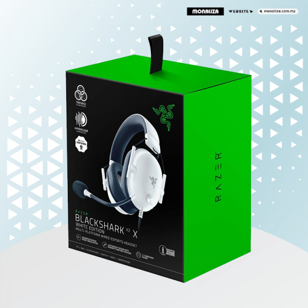 Razer Blackshark V2 X White Edition Wired Esports Headset
