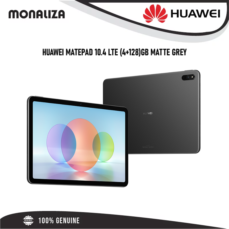 Huawei MatePad 10.4 LTE (4+128)GB Matte Grey - Monaliza