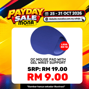 OC Mouse Pad With Gel Wrist Support