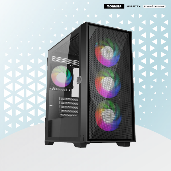 BMS Xtream ARGB Black M-ATX