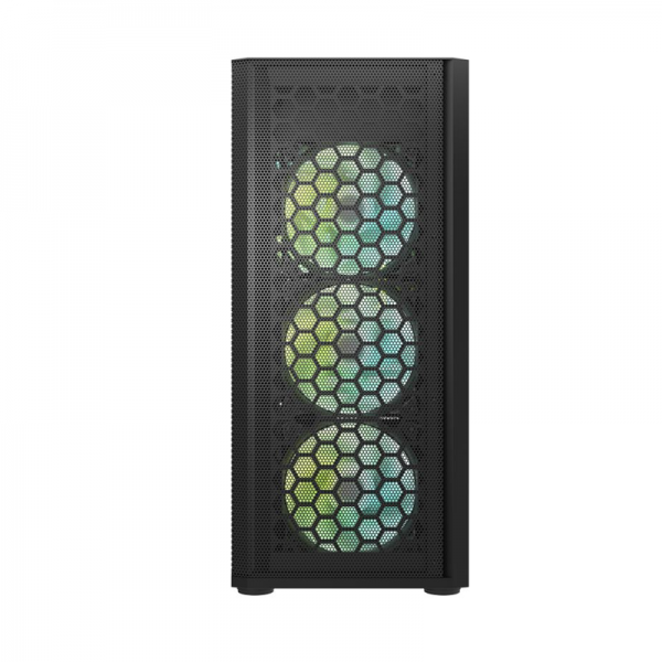 DarkFlash DK360 Luxury ATX PC Case - Black - Image 3