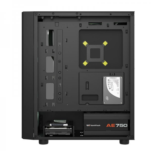 DarkFlash DK360 Luxury ATX PC Case - Black - Image 4
