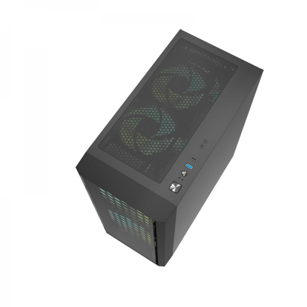 DarkFlash DK360 Luxury ATX PC Case - Black - Image 6