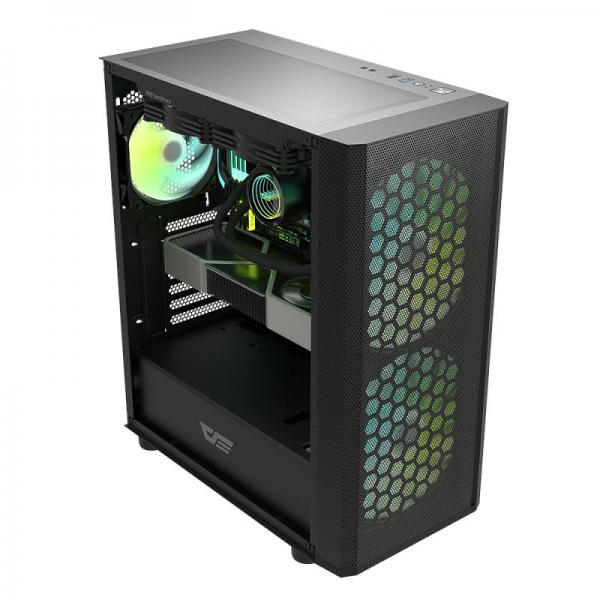 DarkFlash DK360 Luxury ATX PC Case - Black - Image 8