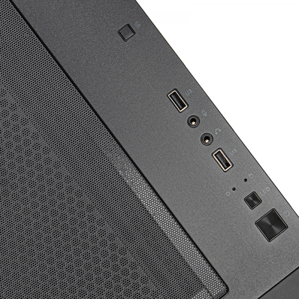 Silver Stone Fara 312 M-ATX Gaming Case - Black - Image 7