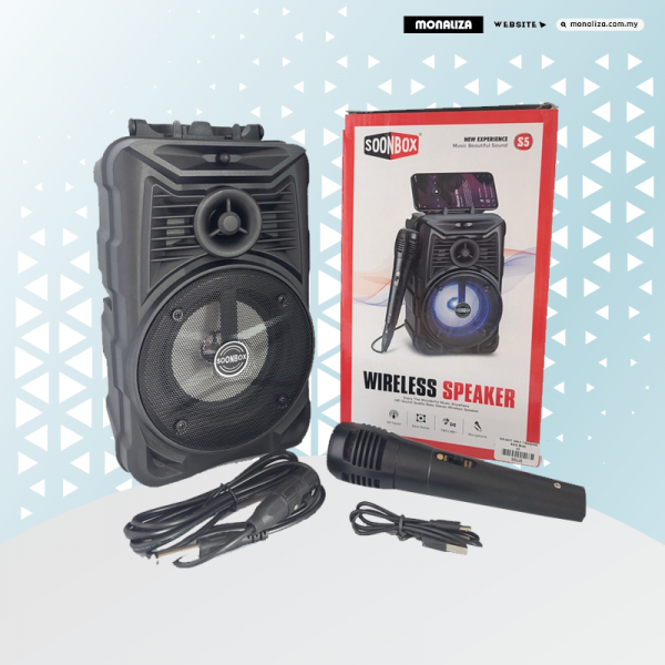 SoonBox Wireless Speaker WS5 with Microphone