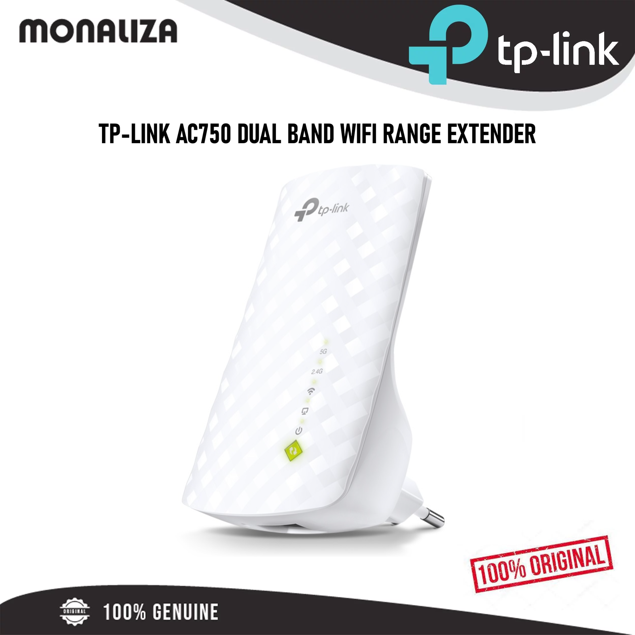 Tp-Link AC750 Dual Band Wifi Range Extender (RE200) – Monaliza