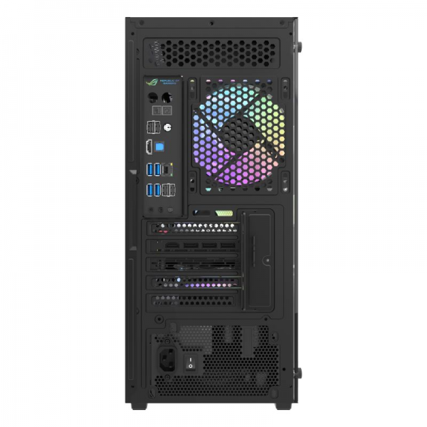 DarkFlash DK353 Mini MATX Mesh Gaming Casing - Black - Image 4
