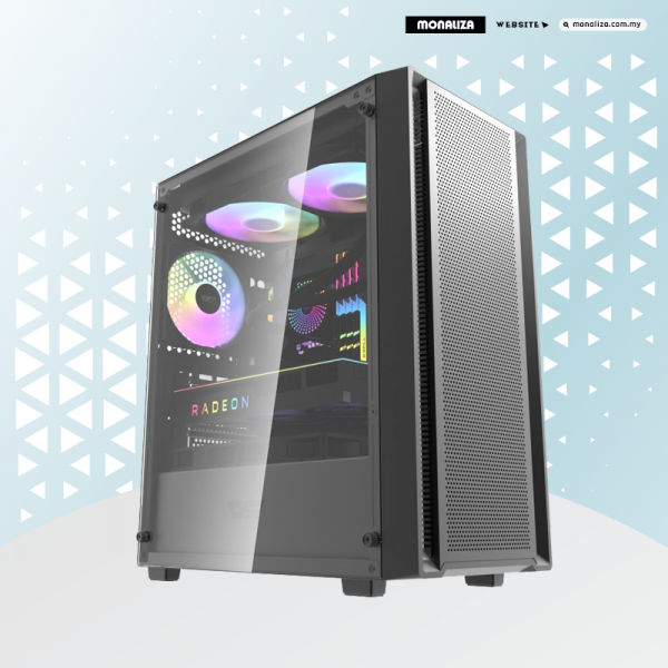 DarkFlash DK353 Mini MATX Mesh Gaming Casing - Black