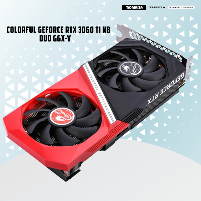 Colorful GeForce Graphic Card RTX 3060 Ti NB DUO G6X-V – Monaliza