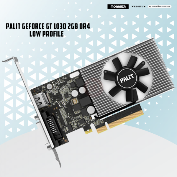Palit Geforce Graphic Card GT 1030 2GB DDR4 (Low Profile)