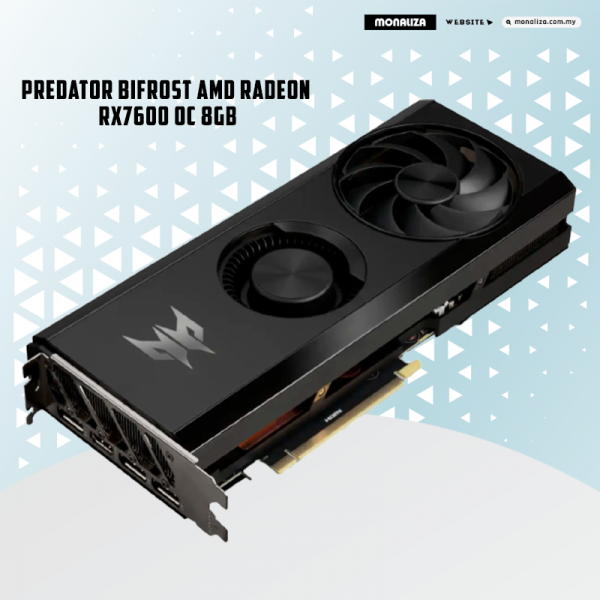 Predator Bifrost Graphic Card AMD Radeon RX 7600 8G OC