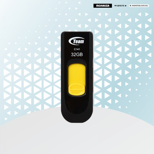 Team Group C141 32GB USB 2.0 USB Flash Drive - Black