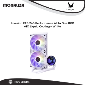 Invasion FTB-240 Performance All In One RGB AIO Liquid Cooling - White