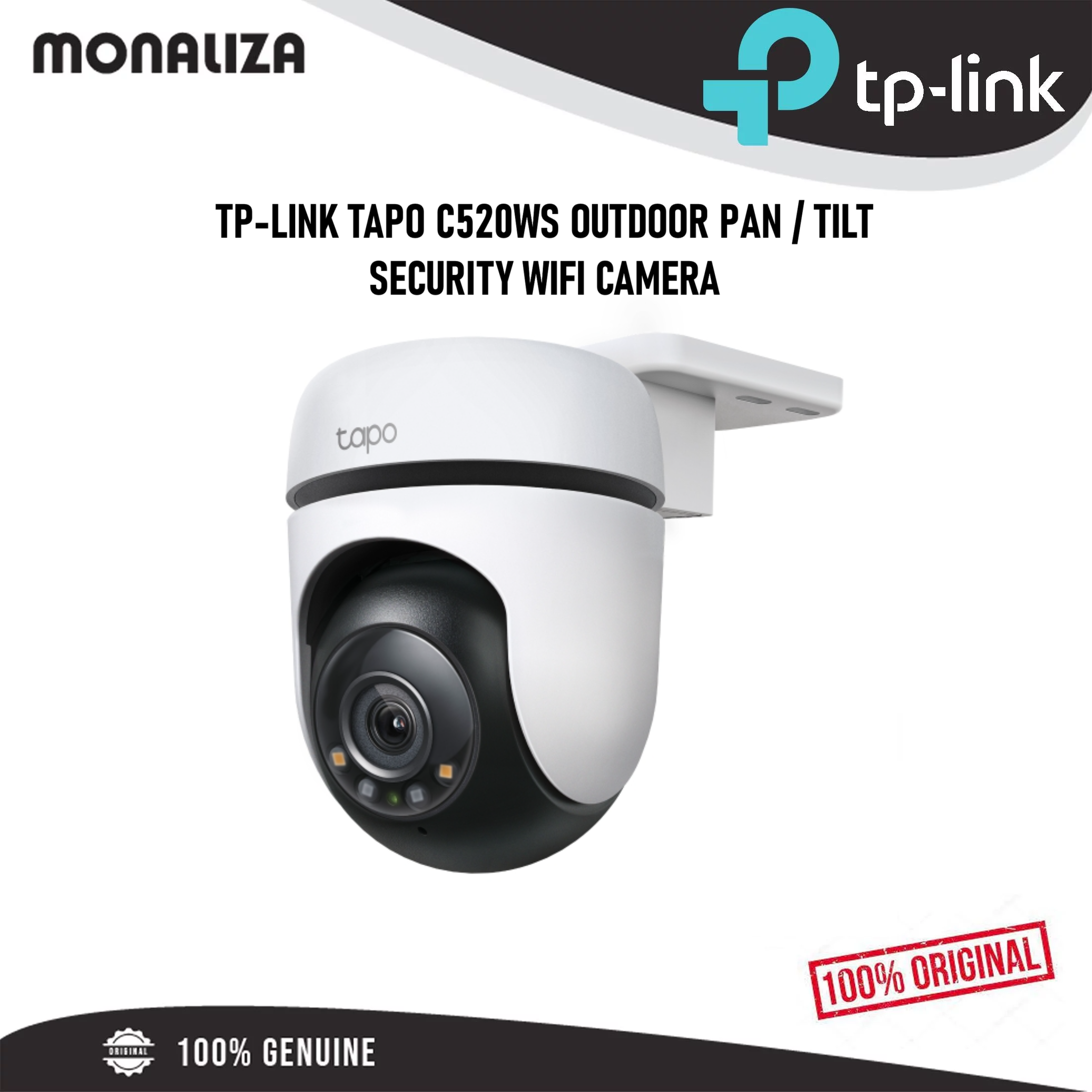 Tp-Link Tapo C520WS Outdoor Pan Tilt Security WiFi Camera – Monaliza