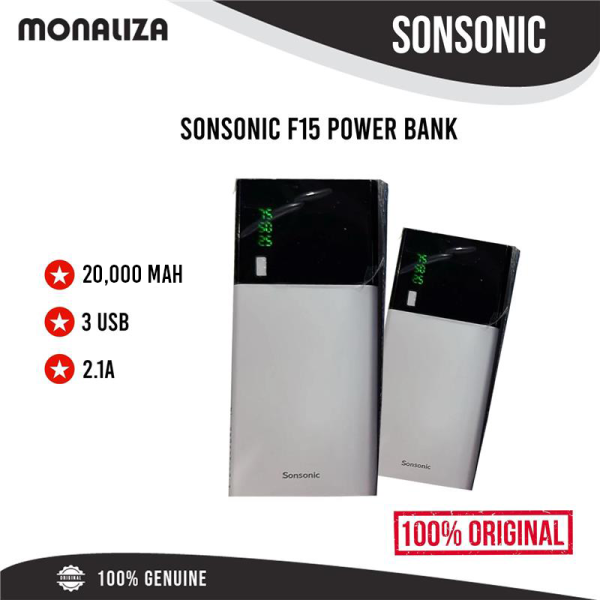 ORANGE XINZHEN SONSONIC F15 20,000mAh POWER BANK
