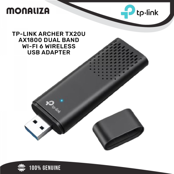 TP-Link Archer TX20U AX1800 Dual Band Wifi 6 Wireless USB Adapter