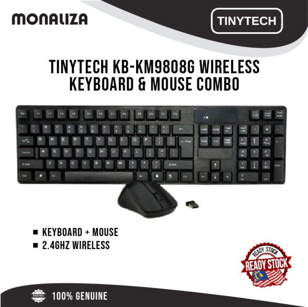 Tinytech Wireless Keyboard & Mouse KB-KM9808G
