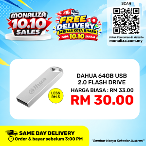 [ PROMOSI 10.10 ] Dahua USB Flash Drive - 32GB / 64GB