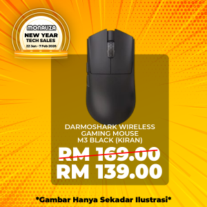 Darmoshark Wireless Gaming Mouse M3 Black / White (Kiran)