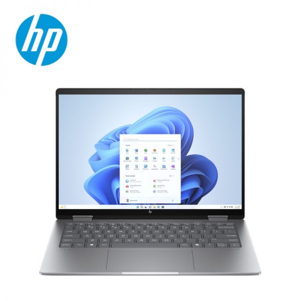 HP ENVY X360 14-FA0024AU Meteor Silver / FA0025AU Glacier Silver Touch 2-In-1 Laptop ( Ryzen 5 8640HS, 16GB, 512GB SSD, W11, HS ) - Image 4