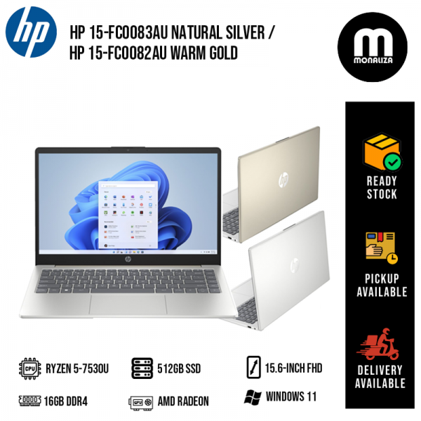 HP 15-FC0082AU WARM GOLD/FC0083AU NATURAL SILVER