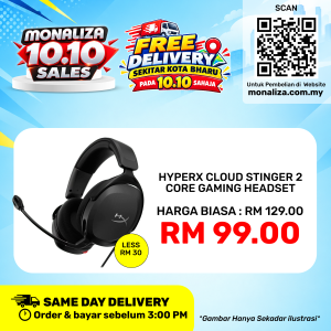 [ PROMOSI 10.10 ] HyperX Cloud Stinger 2 Core Gaming Headset