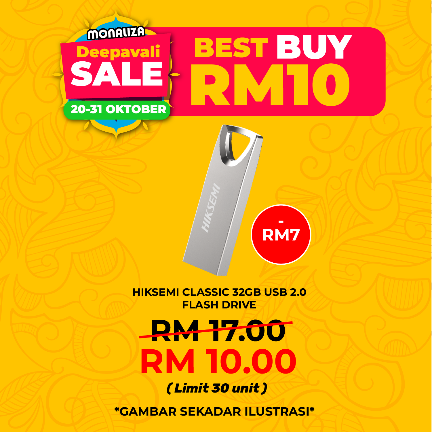 Hiksemi Classic USB 2.0 Flash Drive - 32GB / 64GB