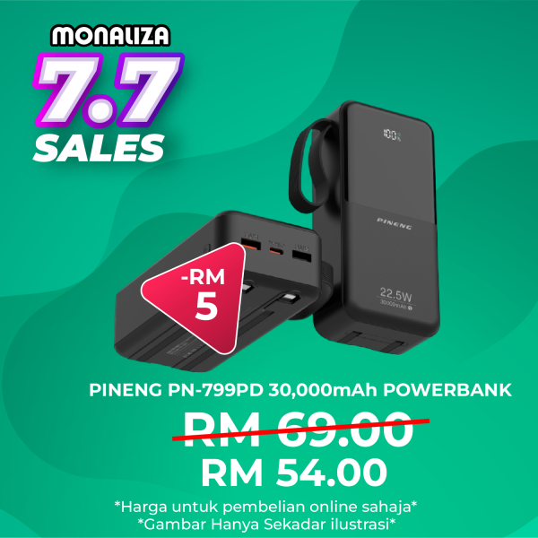 Pineng PN-799PD 30,000mAh Powerbank
