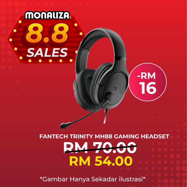 Fantech Trinity MH88 Gaming Headset - Black / White