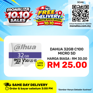 [ PROMOSI 10.10 ] Dahua C100 MicroSD - 32GB / 64GB / 256GB
