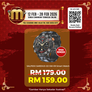 Salpido GD SW-09 Sardius Bluetooth Calling Smartwatch - Black