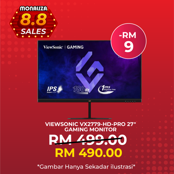 ViewSonic VX2779-HD-PRO 27" Gaming Monitor