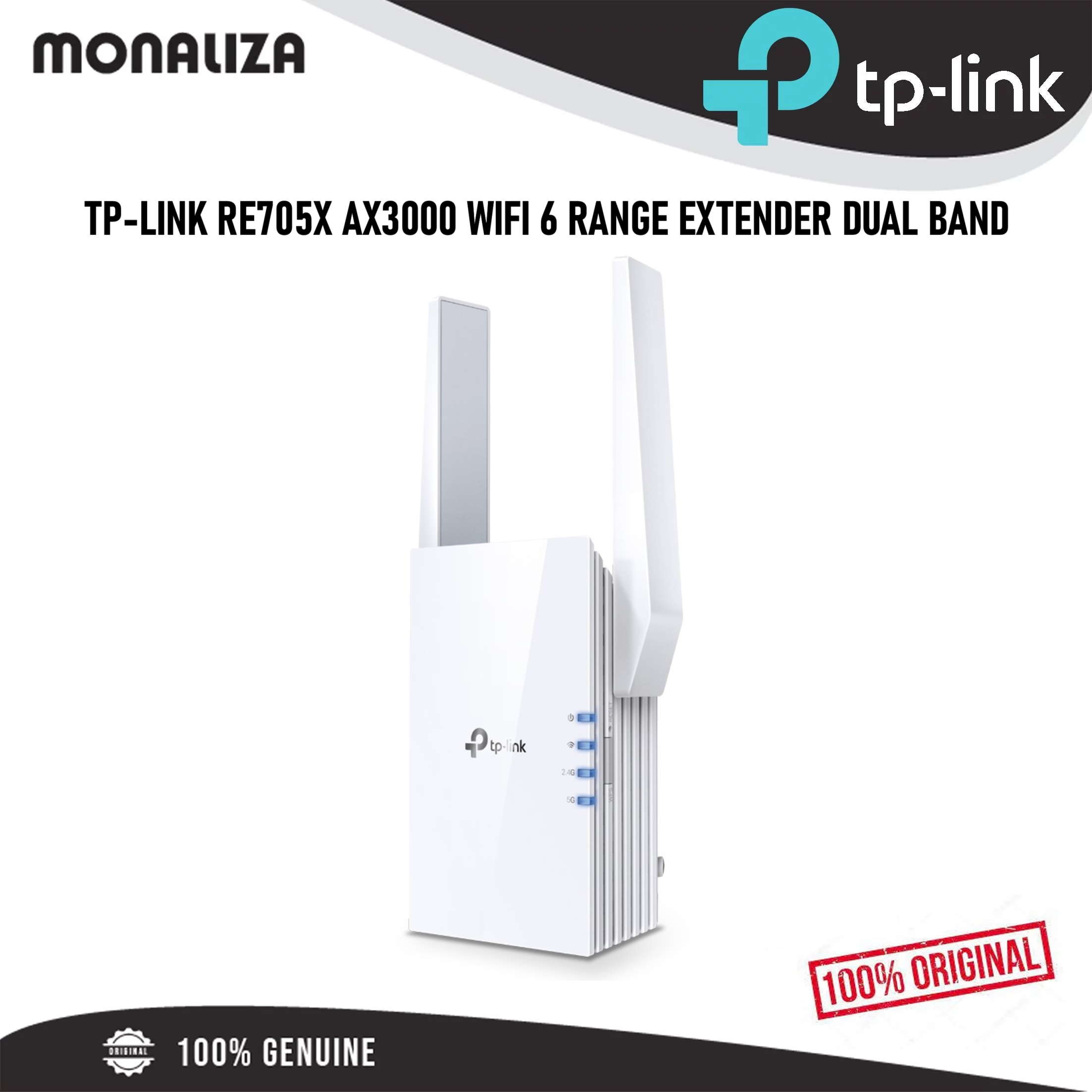 Tp-Link RE705X AX3000 WiFi 6 Range Extender Dual Band -