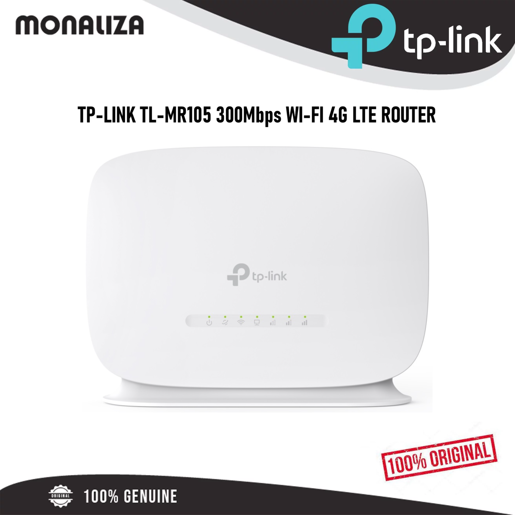 TpLink TLMR105 300Mbps WiFi 4G LTE Router Monaliza