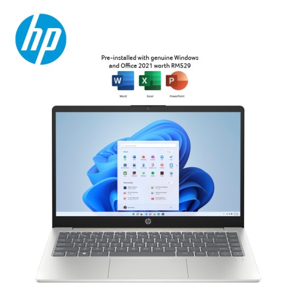 HP 14-EM0046AU Warm Gold (Ryzen 3 7320U, 8GB RAM, 512GB SSD, AMD Radeon, 14.0 FHD IPS, W11) - Image 2