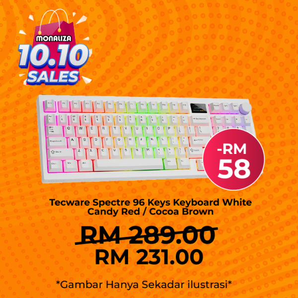 [ PROMOSI 10.10 ] Tecware Spectre75 / Spectre96 Mechanical Keyboard