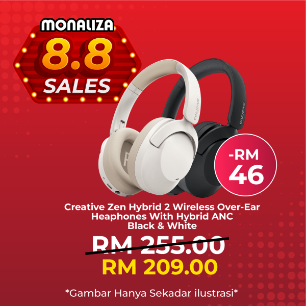 Creative Zen Hybrid 2 Wireless Over-Ear Headphones With Hybrid ITH HYBRID ANC